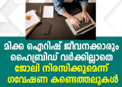 മിക്ക ഐറിഷ് ജീവനക്കാരും ഹൈബ്രിഡ് വർക്കില്ലാതെ ജോലി നിരസിക്കുമെന്ന് ഗവേഷണ കണ്ടെത്തലുകൾ