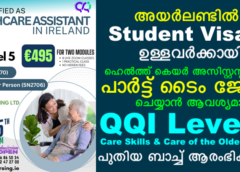 അയർലണ്ടിൽ സ്റ്റുഡന്റ് വിസയിലുള്ളവർക്കായി QQI Level 5 കോഴ്സിന്റെ പുതിയ ബാച്ച് ആരംഭിക്കുന്നു